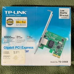 TP-Link model no. TG-3468.  Network adapter.
